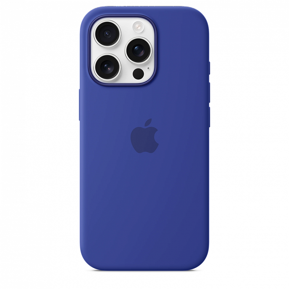 Чехол Apple Silicone Case with MagSafe для iPhone 16 Pro Ultramarine