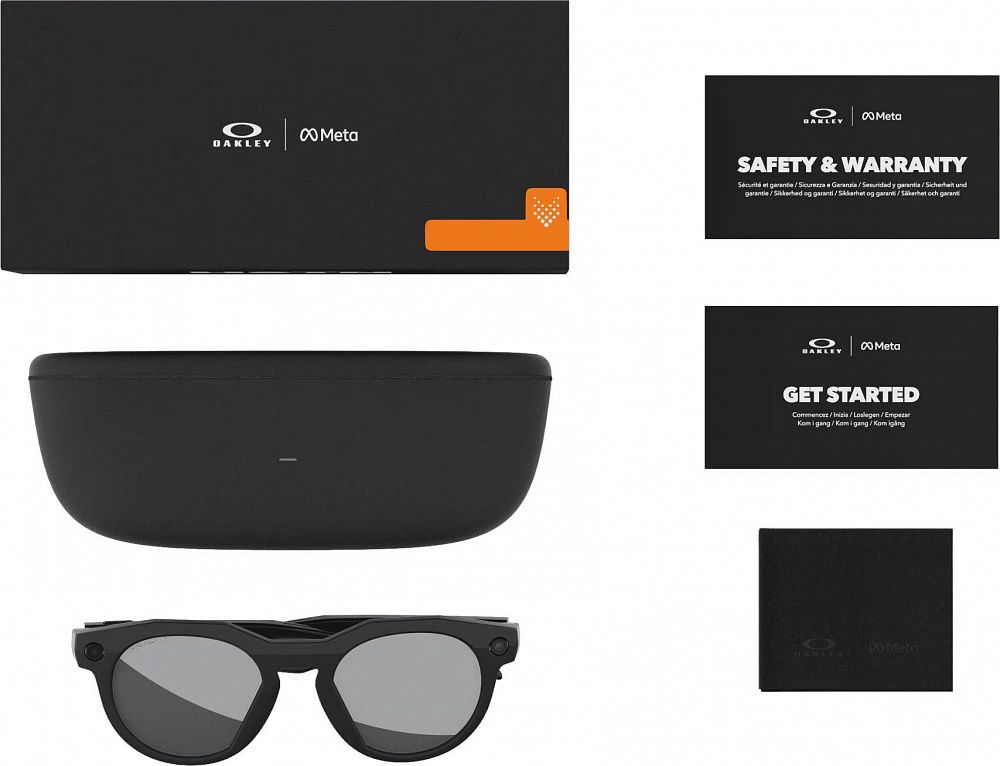 Умные очки Oakley Meta HSTN Black / Prizm Black Polarized