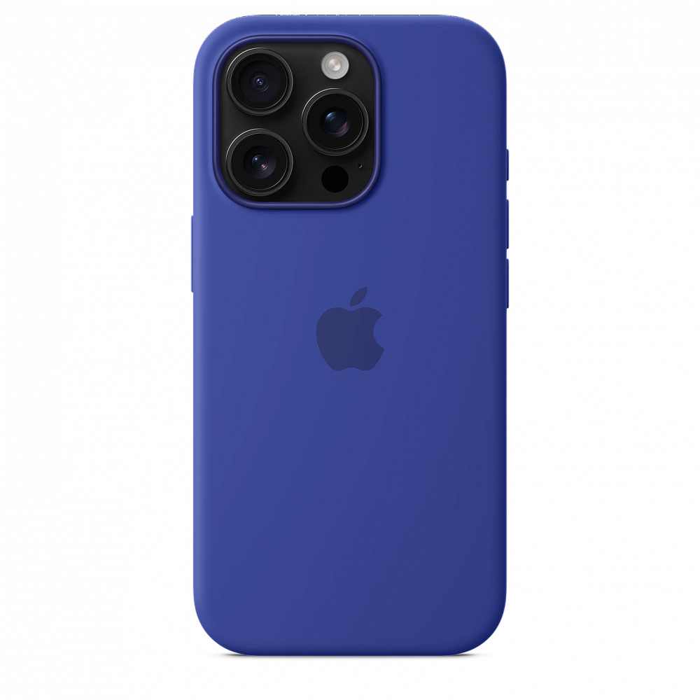 Чехол Apple Silicone Case with MagSafe для iPhone 16 Pro Ultramarine