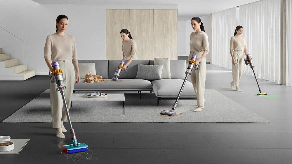 Пылесос Dyson V15S Detect Submarine (SV47) Yellow/Nickel