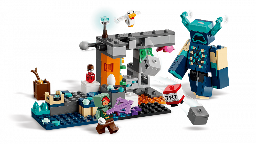 Конструктор LEGO Minecraft "Столкновение с Варденом" 21274