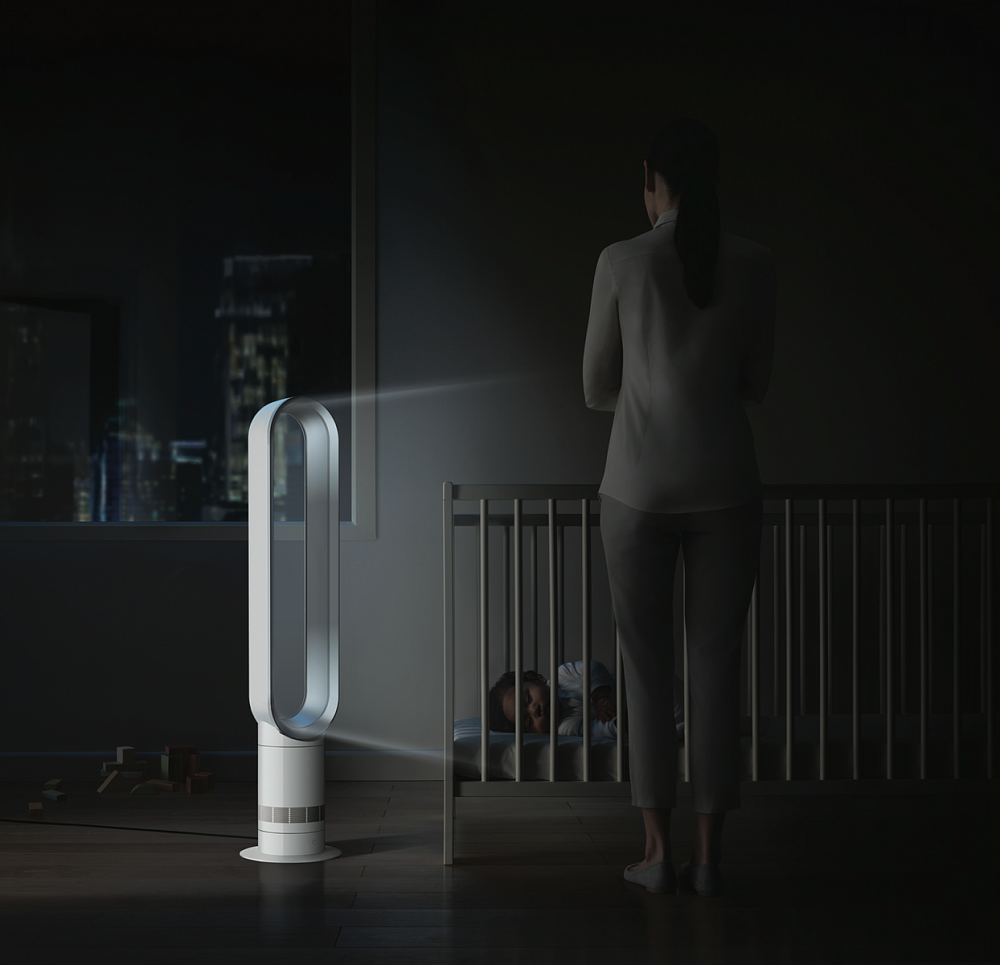 Безлопастной вентилятор Dyson Cool AM07 White/Silver, EU вилка