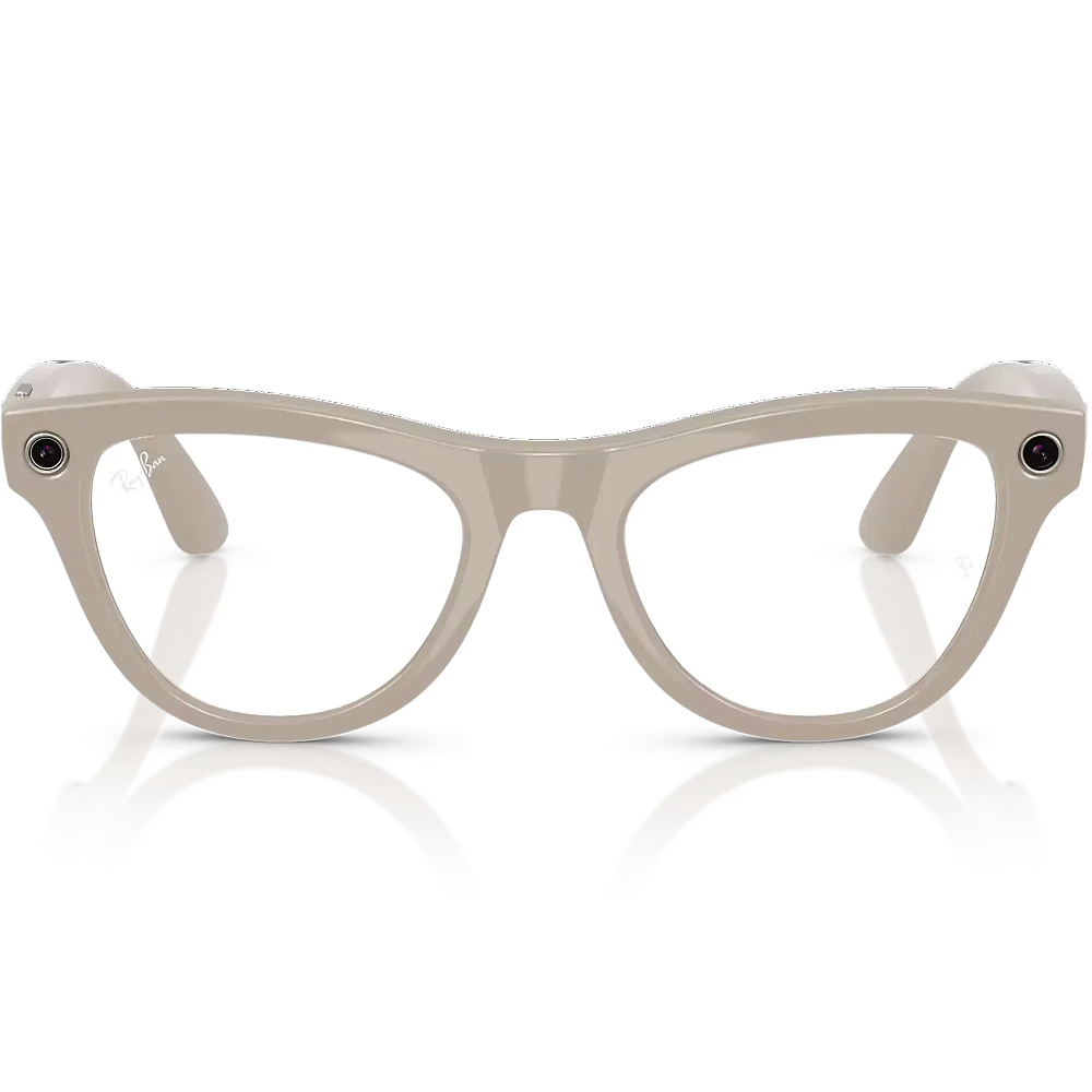 Умные очки Ray-Ban Meta Skyler (Gen 1) Shiny Chalky Gray / Transitions Sapphire