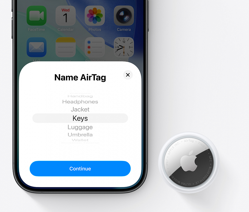 Поисковый трекер Apple AirTag 2 (4 штуки)