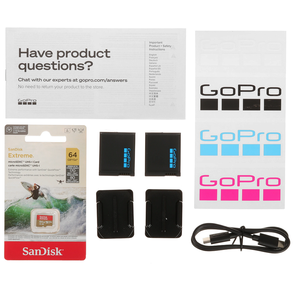 Экшн-камера GoPro HERO 13 Black Accessory Bundle