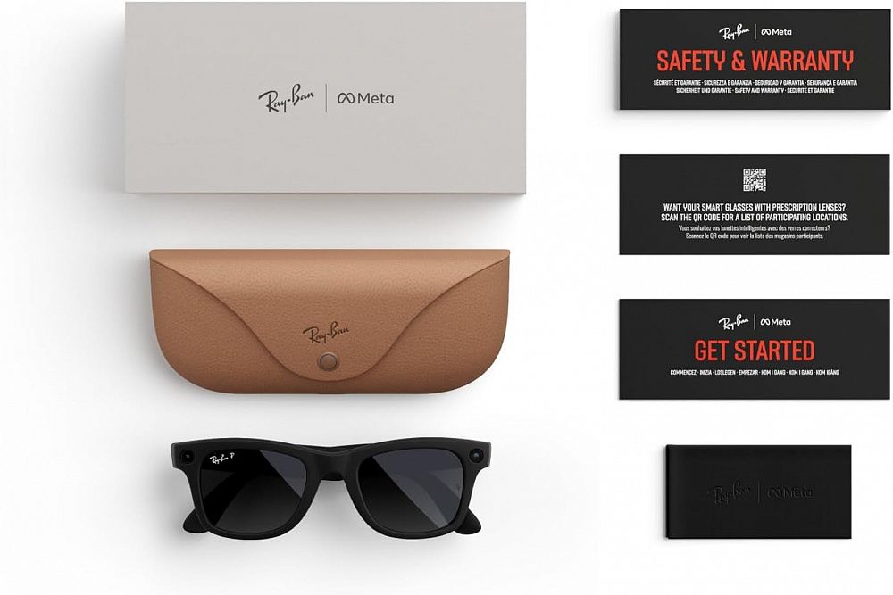 Умные очки Ray-Ban Meta Wayfarer (Gen 2) Matte Black / Polar Gradient Graphite (Large)