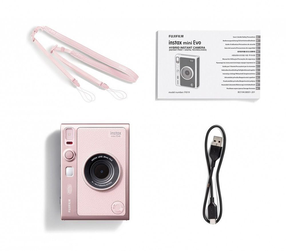 Фотоаппарат моментальной печати Fujifilm Instax Mini Evo Gentle Rose