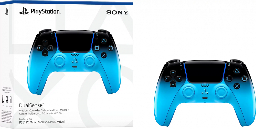 Геймпад беспроводной PlayStation DualSense Hyperpop Collection Rhythm Blue