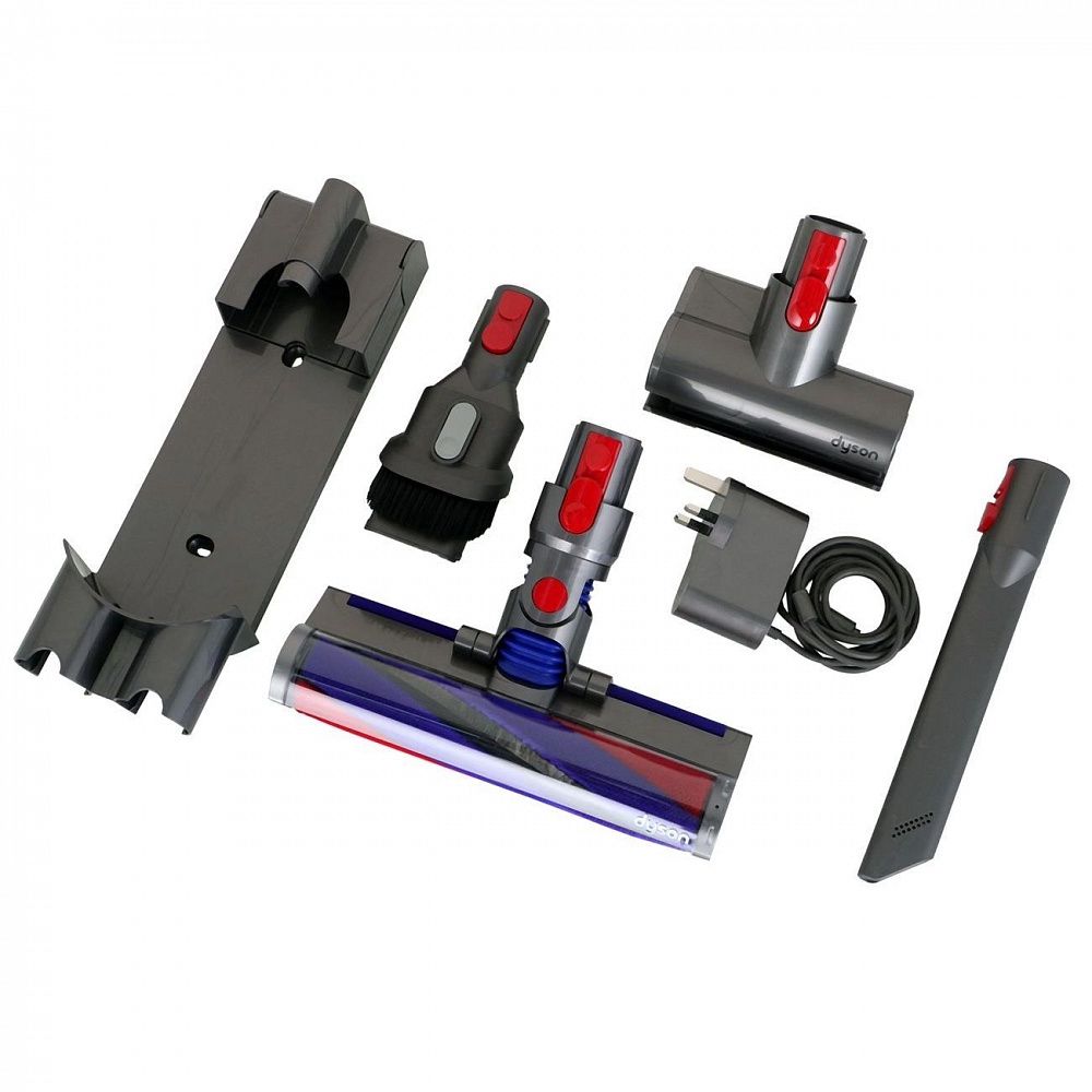 Ручной пылесос Dyson V8 Slim Fluffy (SV10K) Nickel / Red