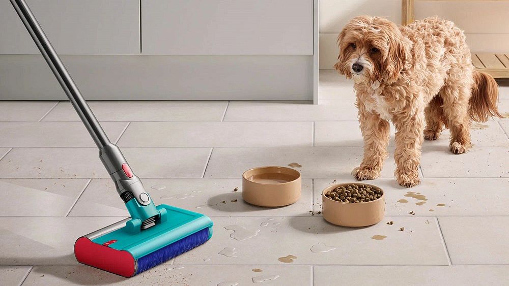 Пылесос Dyson V15S Detect Submarine (SV47) Yellow/Nickel