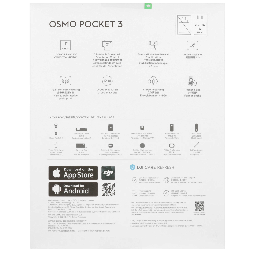 Экшн-камера DJI Osmo Pocket 3 Creator Combo