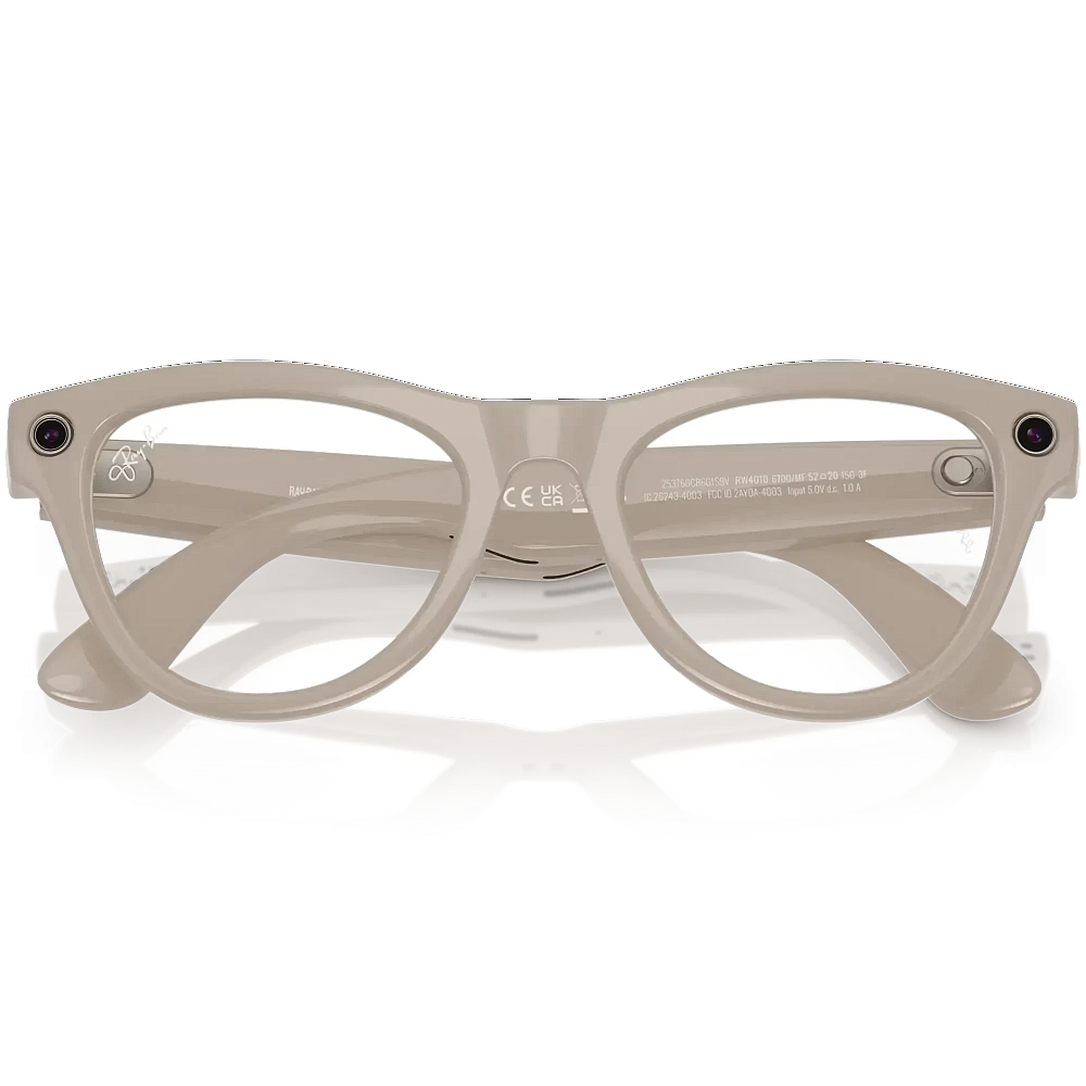 Умные очки Ray-Ban Meta Skyler (Gen 1) Shiny Chalky Gray / Transitions Sapphire