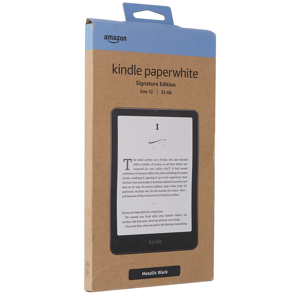 Электронная книга Amazon Kindle PaperWhite 12 32GB Wi-Fi Metallic Black (Signature Edition)