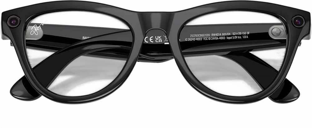 Умные очки Ray-Ban Meta Skyler (Gen 2) Shiny Black / Transitions Amethyst