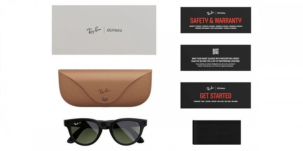 Умные очки Ray-Ban Meta Headliner (Gen 2) Shiny Black / G-15 Green