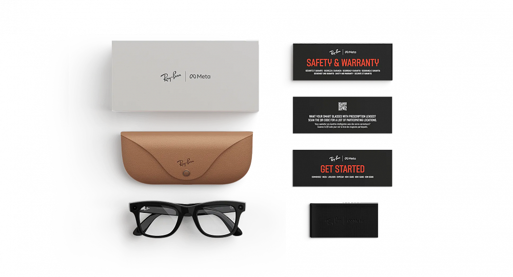Умные очки Ray-Ban Meta Wayfarer (Gen 2) Matte Black / Clear (Large)