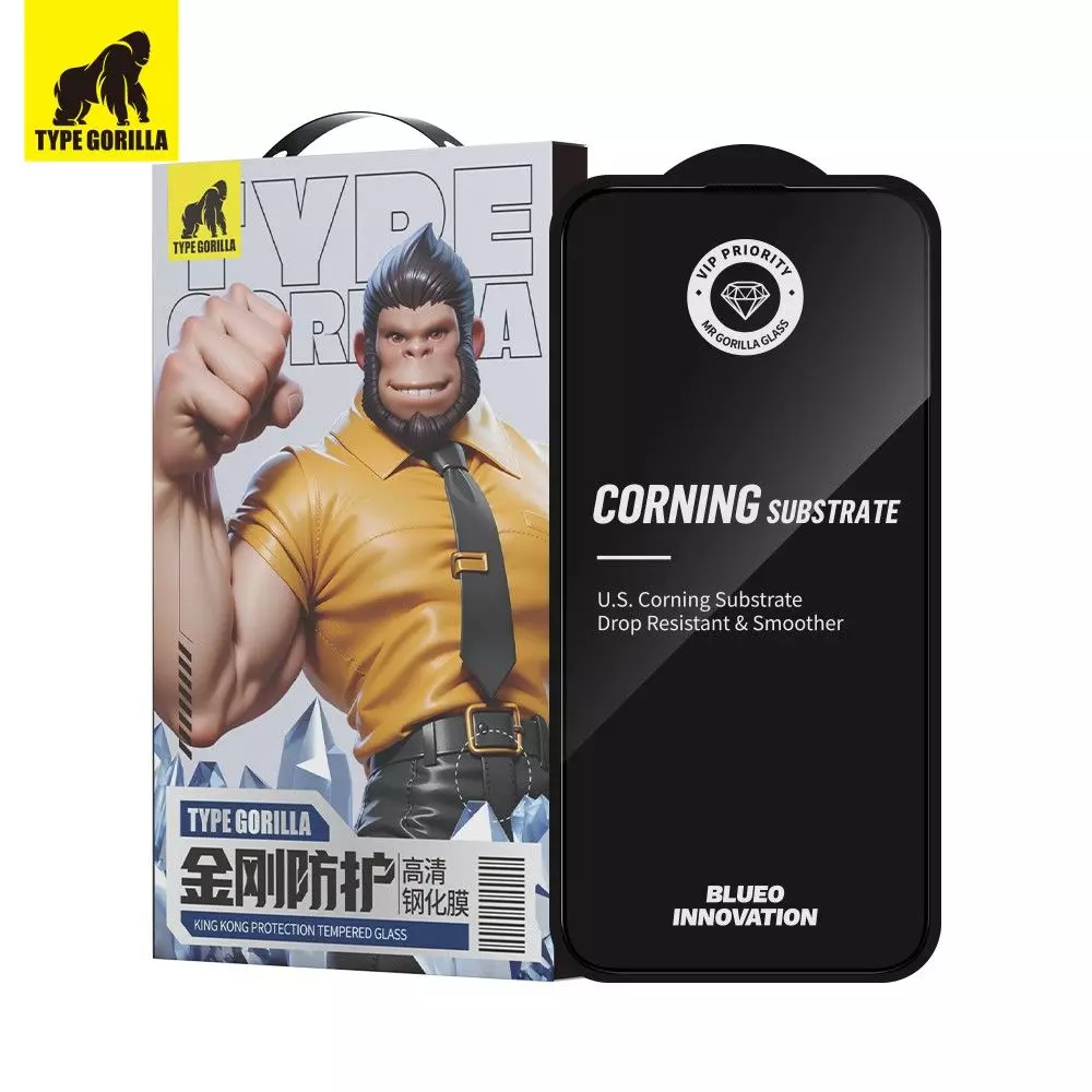 Защитное стекло Tempered BLUEO Type Gorilla iPhone 14 Pro (глянцевое)